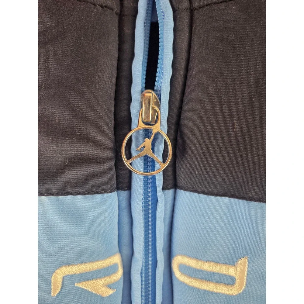 JORDAN Fleece Lined Insulated Puffer Jacket, Boys S, Blue Embroidered